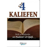 Boekomslag van De 4 Kaliefen met open boek en focus op Sirâj ar-Rahmân an-Nadawî